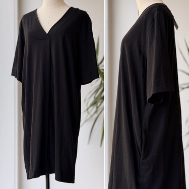 Beaumont Organic NWT Sammy Cotton Dress in Black, Large
