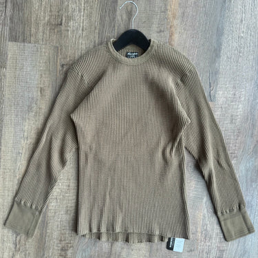 Homespun Waffle Knit Thermal Shirt, Men's Medium