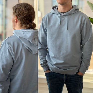 Cuts Blue Hoodie, Men's Large