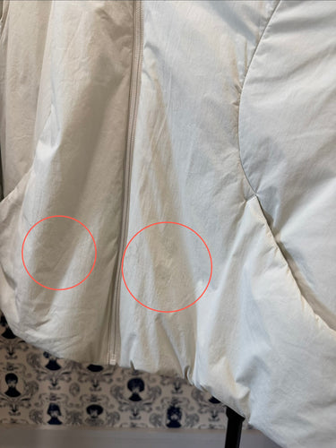 Lululemon Ivory Thin Puff Coat- AS IS , XLarge