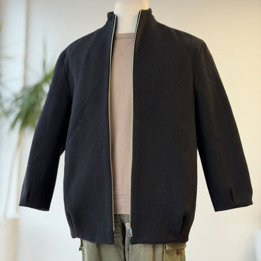 Zara NWT Manteco Black Coat, Men's Small