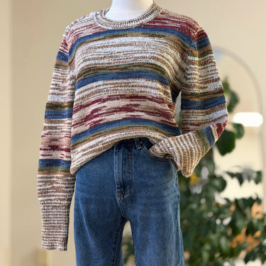 Veronica Beard Sohani Metallic Sweater, Medium