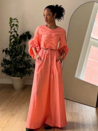 Staud Coral Recycled Nylon Tangier Maxi Dress, XSmall