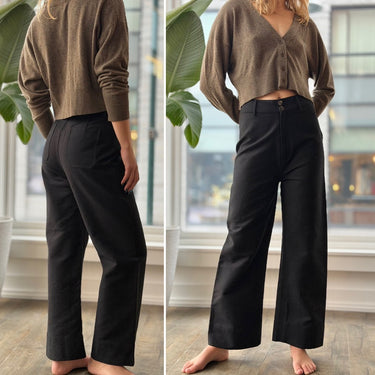 Maria Stanley Black High Raise Pants, 10