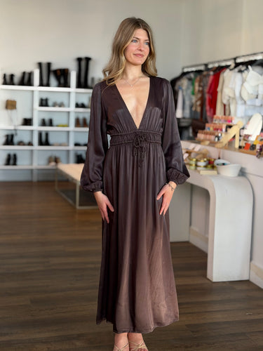 Lacausa NWT Sateen Long Sleeve Dress, XSmall