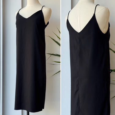 Asos Black Slip Dress, 4