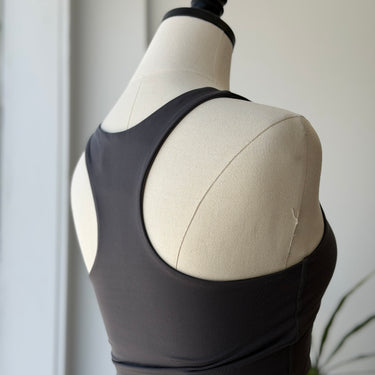 Girlfriend Collective Charcoal Sports Bra, XSmall