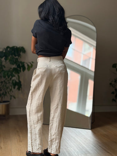 Reformation Linen Pleated Pants, 4