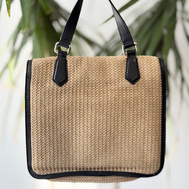 Marc by Marc Jacobs Woven Leather Trim Crossbody Bag