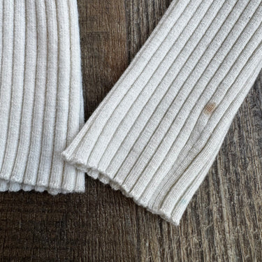 Giu Giu Ivory LS Knit Turtleneck , Large