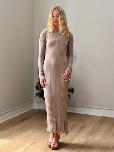 Dissh NWT Harper Taupe Knit Dress, AUS XL/ US Medium