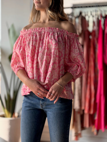 The Great Garland Off Shoulder Top, 1(Small)