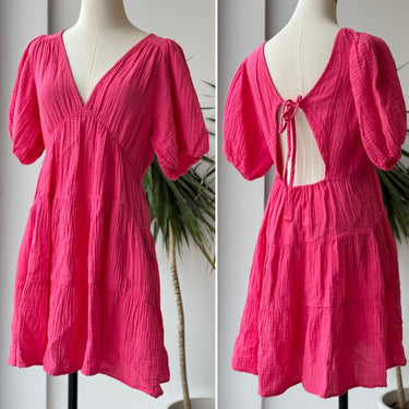 Xirena Nissa Dress in Hot Pink, Medium