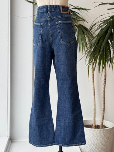 La Ligne Dark Wash Flare Jeans, 31