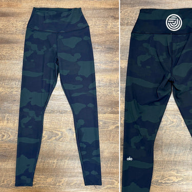 Alo Camo Leggings, Small