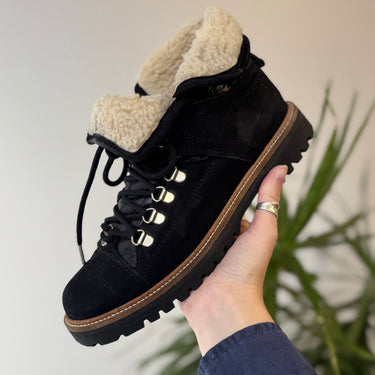 Ganni Edna Shearling Boots, 39