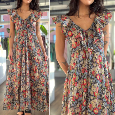 The Great Geranium Floral Maxi Dress, 0(XSmall)