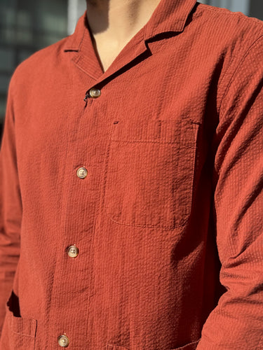 All Saints Textured Brick Button Up, Men's Small