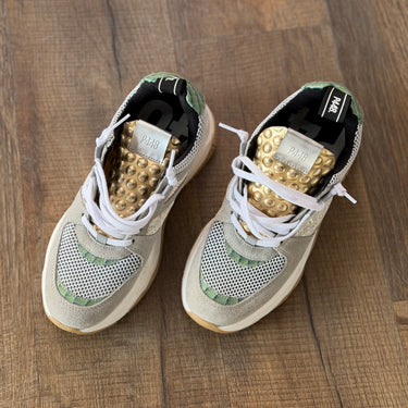 P448 Luke Bubble Sneakers in Green and Gray, 38