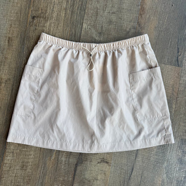 Reformation Khaki Windbreaker Skirt, Medium