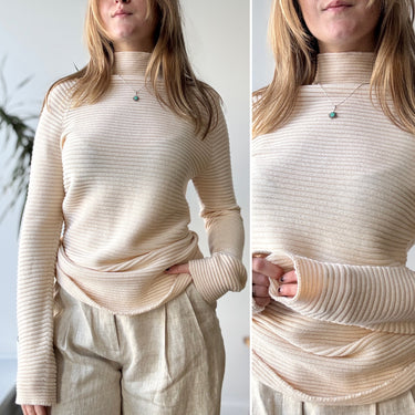 Gran Sasso 100% Wool Knitted Sweater, Medium