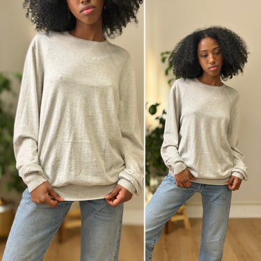 Gran Sasso NWT Silk & Cotton Crewneck, XLarge