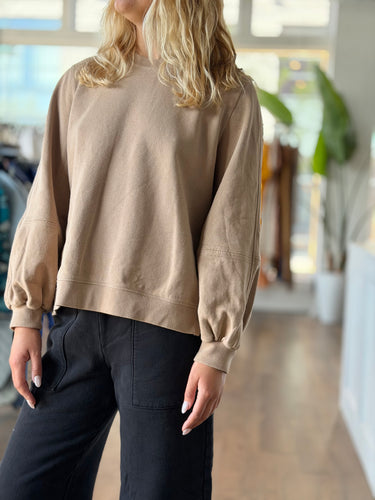 Ganni Embroidered Back Sweatshirt, Large