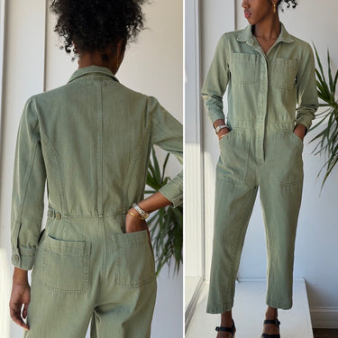Tradlands Olive Coveralls Jumpsuit, Small
