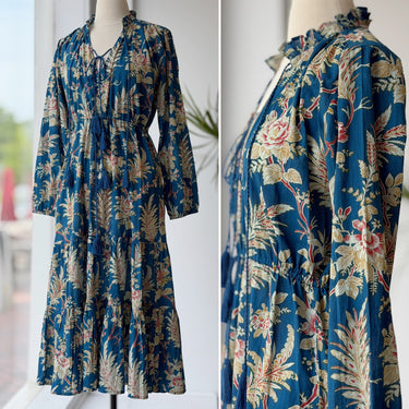Mille Blue Floral Dress, Small