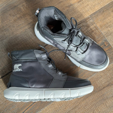 Sorel Grey Boots, 6.5
