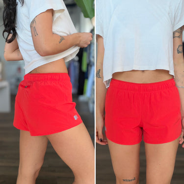 New Balance Fire Red Running Shorts, XSmall