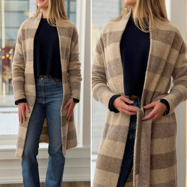 Jenni Kayne Long Striped Duster, XSmall