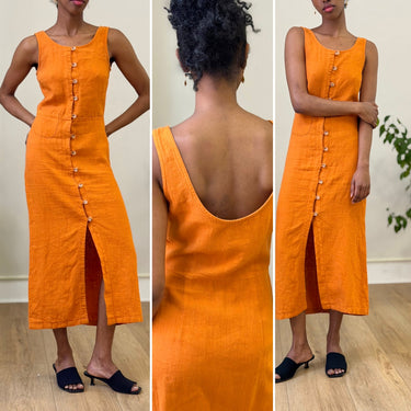 Paloma Wool Galatea Linen Button Dress, 34/2