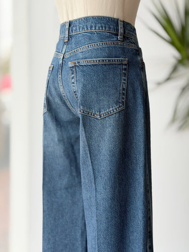 Reformation Carly Low Rise Slouchy Wide Jeans, 26