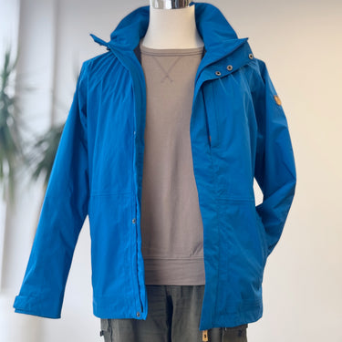 Fjall Raven Eco Hike Jacket in Cobalt Blue , Mens Large