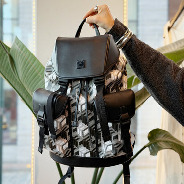 MCM NWT Brandenburg Cubic Monagram Backpack - retail $1,495