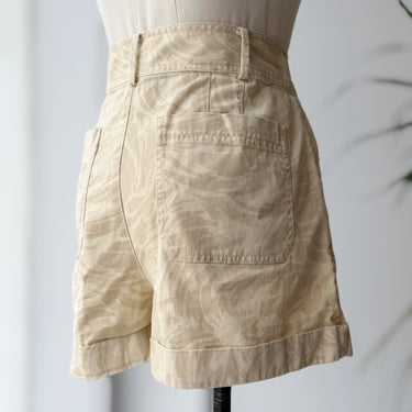 Madewell Beige Pleated Shorts, 8