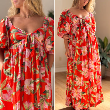 Mara Hoffman Violet Dress in Lily Floral, Large