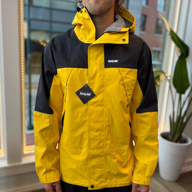 ONLY NY Black & Yellow Hooded Jacket, Men's Large
