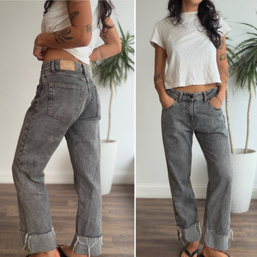Indi & Cold Charcoal Cuff Jeans, 38
