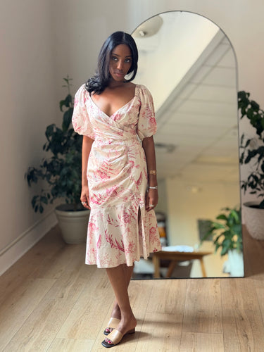 Rebecca Taylor La Vie NWT Pink Floral Dress - AS IS, Small