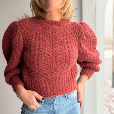 Ulla Johson Heather Alpaca Blend Sweater, Small