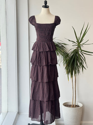 Ciao Lucia Catalina Tiered Dress, Large