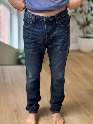Jimmy Taverniti Dark Wash Jeans, Men's 33
