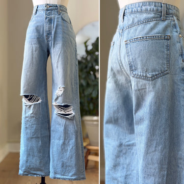 Sablyn Light Wash Distressed Jeans, 27