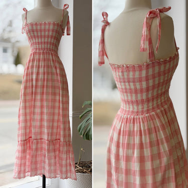 The Great The Lagoon Dress In Picnic Pink, 0/XSmall