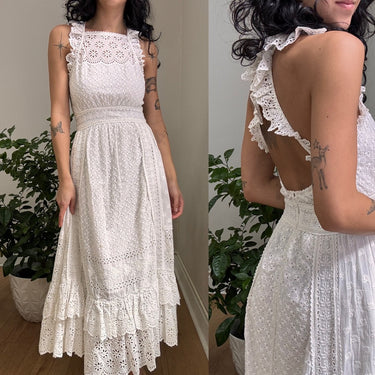 Ulla Johnson Ivory Eyelet Dress, 0