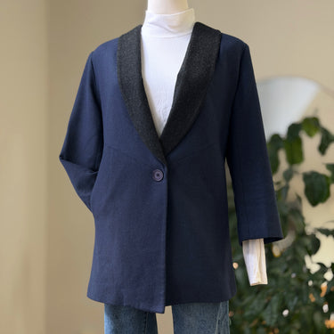 7115 by Szeki Two Tone Blazer, Medium