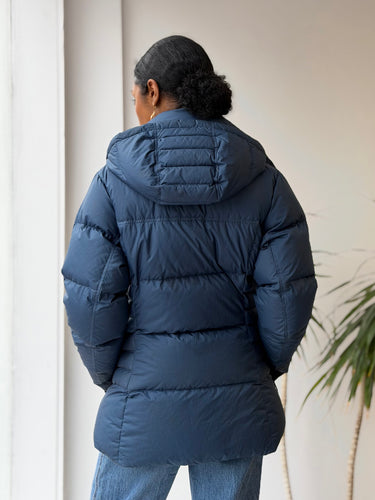 Patagonia Down With It Jacket in Navy - discoloration, XSmall