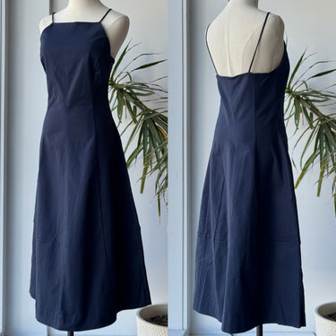 Everlane Navy Midi Dress, 6